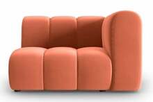Mooduldiivan Micadoni Home Lupine Velvet, 114 x 87 x 70 cm, korall, parem
