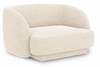 Tugitool Micadoni Home Miley, 85 x 109 x 74 cm, kreemjas/valge