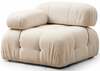 Tugitool Hanah Home Bubble L1, 95 x 95 x 75 cm, kreemjas
