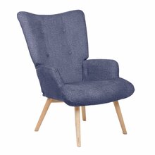 Tugitool Homla Moss Pop 882901, 73 x 72 x 96 cm, tumesinine - navy