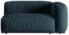 Mooduldiivan Micadoni Martina Structured, 160 x 106 x 75 cm, tumesinine, parem