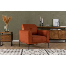 Tugitool Hanah Home Mustang 560ARE1734, 88 x 86 x 88 cm, oranž
