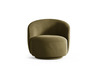 Fotel Micadoni Letizia, 86 x 83 x 76,5 cm, 1-kohaline, heleroheline, velvet