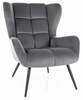 Tugitool Signal Meble Louis Velvet, 87 x 75 x 91 cm, hall