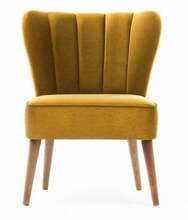 Tugitool Hanah Home Layla, 65 x 65 x 80 cm, kuldne/puit