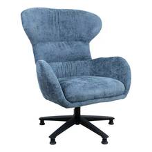 Tugitool Home4you Karolina, 78 x 84.5 x 104.5 cm, sinine