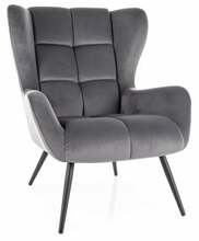 Tugitool Signal Meble Louis Velvet, 87 x 75 x 91 cm, hall
