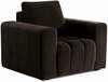 Tugitool Nore Lazaro 02, 89 x 108 x 85 cm, tumepruun