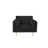 Tugitool Venture Home Boom, 86 x 84 x 110 cm, must velvet