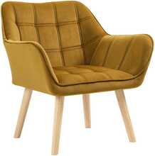Aktsenttugitool Homcom, 67 x 61,5 x 71 cm, kollane