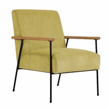 Tugitool Home4you Jade 85461, 63 x 75,5 x 85,5 cm, kollane