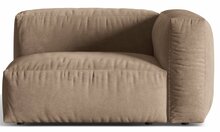 Mooduldiivani osa Micadoni Martina Vogue 3, 121 x 106 x 75 cm, tume beež, parem