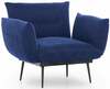 Tugitool Hanah Home Jax Solo GR125, 60 x 80 x 95 cm, tumesinine