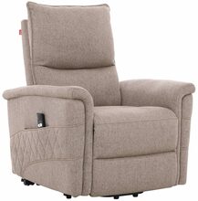 Tugitool recliner Home4You Gianni, 86 x 84 x 106 cm, beež