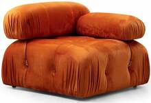 Tugitool Hanah Home Bubble 1R, 95 x 95 x 75 cm, punane/oranž