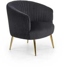 Tugitool Halmar Crown, 78 x 72 x 80 cm, must
