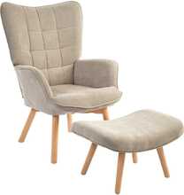 Tugitool HOMCOM, velvetilaadne kangas, pruun