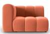 Mooduldiivan Micadoni Home Lupine Velvet, 114 x 87 x 70 cm, korall, vasak