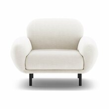 Tugitool Micadoni Poppy, 90 x 72 x 82 cm, 1-kohaline, valge, boucle