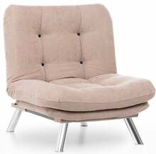 Lamamistool Hanah Home Misa Solo Mink, 105 x 88 x 90 cm, helepruun