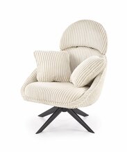 Tugitool Leisure Furniture Merry 2, 82 x 78 x 100 cm, pöörlev, kreemjas