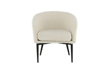 Tugitool Venthon Fluffy, 64 x 70 x 66 cm, must