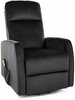 Lamamistool Signal Meble Leto Velvet, 90 x 68 x 107 cm, must
