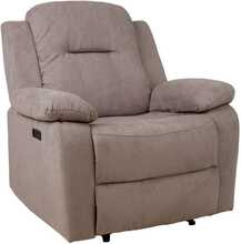 Tugitool-recliner Home4you Lowri, 99 x 95 x 102 cm, taupe