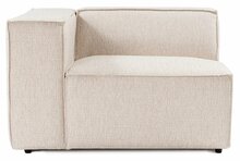 Mooduldiivan Atelier Del Sofa Lora, helepruun, vasak, 74 x 108 x 66 cm