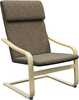 Tugitool Homcom, 65 x 69 x 98 cm, pruun, peatoega