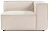 Mooduldiivan Atelier Del Sofa Lora, 74 x 108 x 66 cm, helepruun, parem