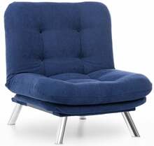 Lamamistool Hanah Home Misa Solo 859FTN1408, 105 x 88 x 90 cm, tumesinine