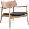Tugitool House Nordic Olvera, 69 x 69 x 72 cm, tamm/must