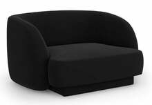 Tugitool Micadoni Home Miley Velvet, 85 x 109 x 74 cm, must