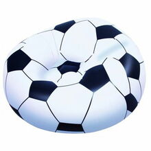 Täispuhutav tugitool Bestway Soccer Ball 75010, 114 x 112 x 66 cm