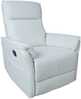 Tugitool Home4you Gerry 13775, 76 x 92 x 101 cm, valge