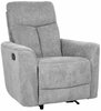 Tugitool recliner Home4You Gemma, 98 x 89 x 106 cm, helehall, manuaalne mehhanism