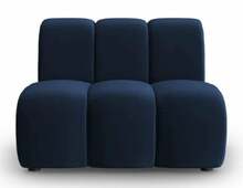 Mooduldiivan Micadoni Home Lupine Velvet, tumesinine, 90 x 87 x 70 cm