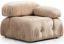 Tugitool Hanah Home Bubble 1R, 95 x 95 x 75 cm, helepruun