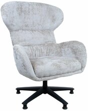 Tugitool Home4you Karolina, 84.5 x 78 x 104 cm, kreemjasvalge