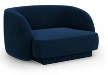 Tugitool Micadoni Home Miley Velvet, 85 x 109 x 74 cm, sinine