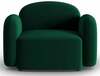 Tugitool Micadoni Home Blair Velvet, 119 x 87 x 80 cm, tumeroheline