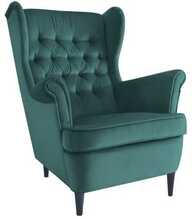 Tugitool Signal Meble Harry Velvet, 90 x 68 x 100 cm, roheline