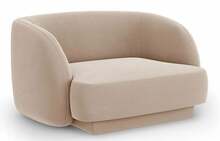 Tugitool Micadoni Home Miley Velvet, 85 x 109 x 74 cm, heledpruun/beež