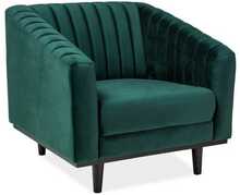 Tugitool Signal Meble Asprey 1, 83 x 78 x 60 cm, roheline/hall