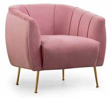 Tugitool Hanah Home Istiridye 560ARE1745, 85 x 85 x 80 cm, roosa