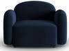 Tugitool Micadoni Home Blair Velvet, 119 x 87 x 80 cm, tumesinine
