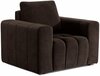 Tugitool Nore Lazaro 09, 89 x 108 x 85 cm, tumepruun