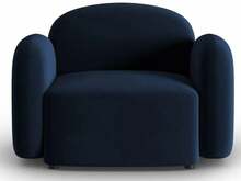 Tugitool Micadoni Home Blair Velvet, 119 x 87 x 80 cm, tumesinine