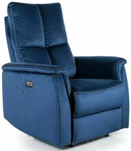 Elutoa tugitool Signal Neptun Velvet, 76 x 94 x 96 cm, sinine